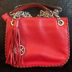Michael Kors Chain/Tassel Convertible Crossbody